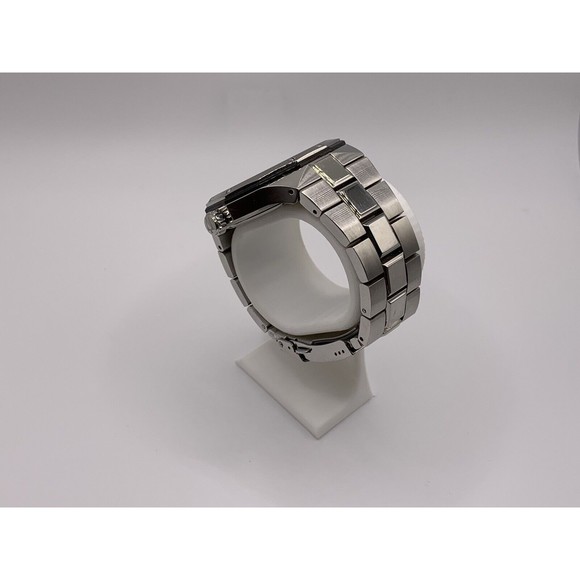 Bulova Men's Quartz Diamond Accent Black Dial Date Display 44mm Watch 98D103 - Picture 5 of 16